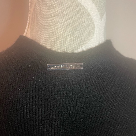Michael Kors Black Knit Poncho - Picture 7 of 8